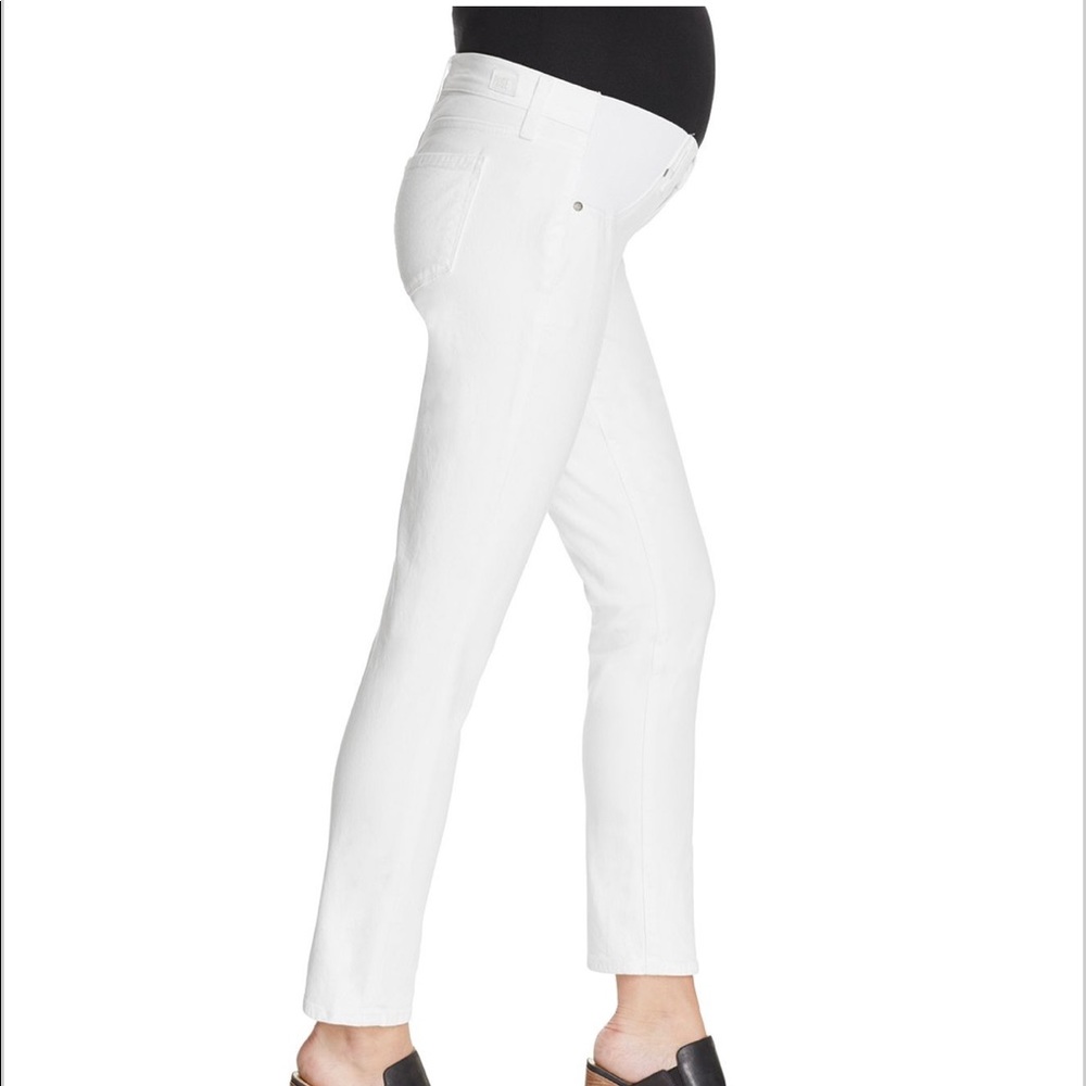 PAIGE Skyline Ankle Peg Maternity Jeans